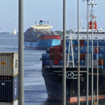 en puerto contenedores