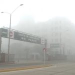 niebla en puerto