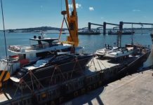 Puerto de Montevideo recibe cuatro lujosos yates en una operación destacada