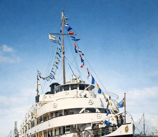 «Ciudad de Montevideo» El gran buque fluvial del Río de la Plata que atravesó medio siglo de historia