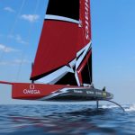 21/11/17- The 36th America’s Cup class boat concept of the AC75.
