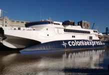 Se mantiene vigente la tasa fluvial a pasajeros de Buquebus y Colonia Express mientras continúa el proceso judicial