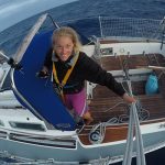 British solo yachtswoman Susie Goodalll (27) is an offshore and ocean sailing instructor working up in the higher latitudes, who has been sailing since the age of three. She has bought the Rustler 36 ARIADNE, in which she is currently finishing a solo Atl