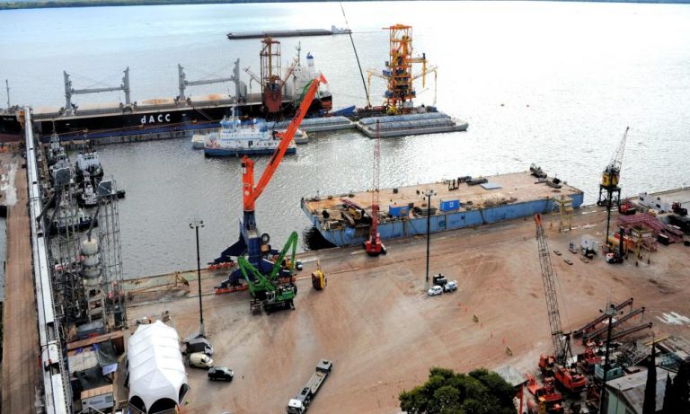 Puerto de Nueva Palmira movió 1.400.000 toneladas en nueve meses