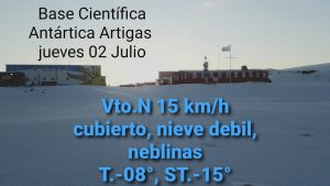 Gentileza de la Base Antártica Artigas