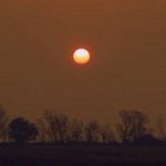 el sol rojo