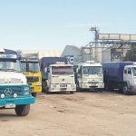 camioneros en puertos