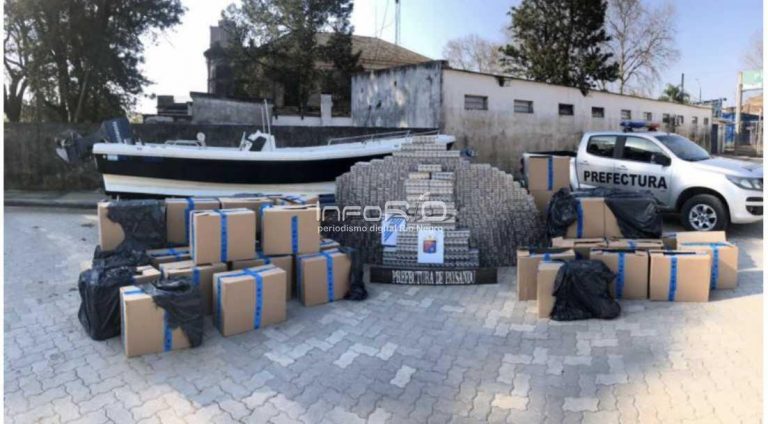 Incautaron:  484.000 pesos en mercadería ilegal en Salto y 25 mil cajas de cigarrillos en el río Uruguay