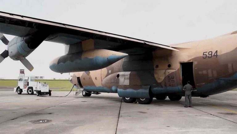 Vuela a Madrid un Hércules de la Fuerza Aérea Uruguaya para recoger un radar de Indra