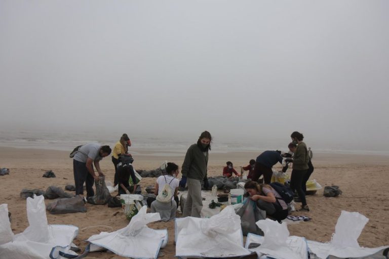 Más de 100 voluntarios en jornada de limpieza en la desembocadura del arroyo Carrasco