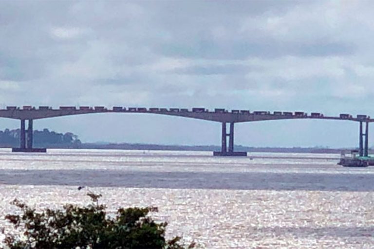 Se repiten los problemas en el puente San Martín