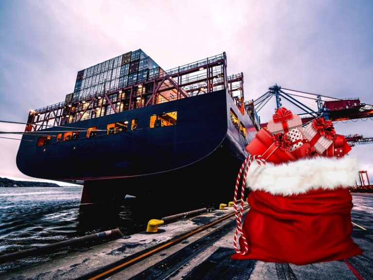 La Navidad podría quedarse dentro de los contenedores y a bordo de los buques en el océano