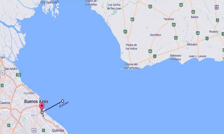 Colonia y el emisor de aguas cloacales