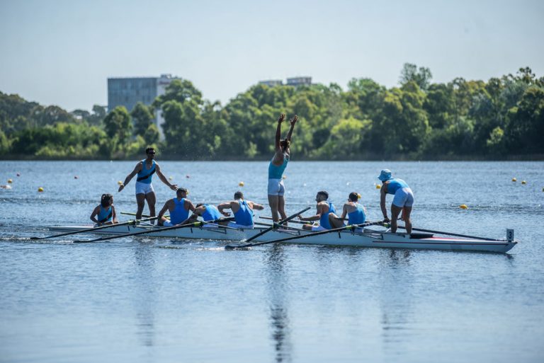 Remo: Montevideo Rowing se quedó con el Campeonato Uruguayo disputado en Lago Calcagno