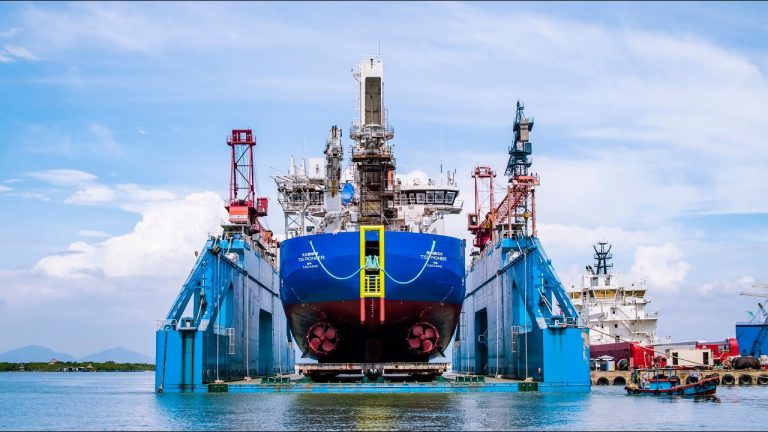 MOL y Ta Tong Marine realizan botadura de buque TSS Pioneer (Video)