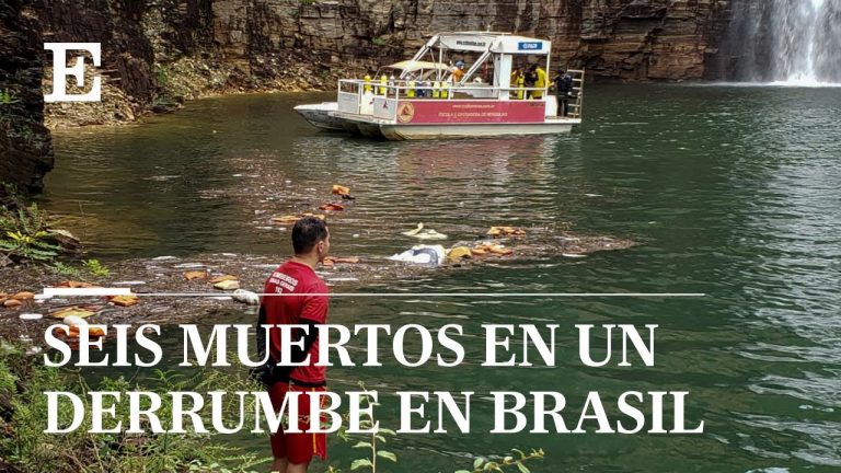 Trágico desprendimiento del acantilado en Brasil