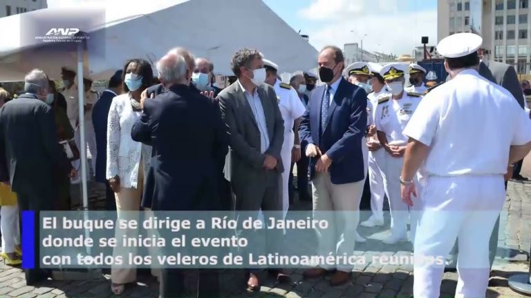 Zarpada del ROU 20 “Capitán Miranda” del Trigésimo Segundo Viaje de Instrucción