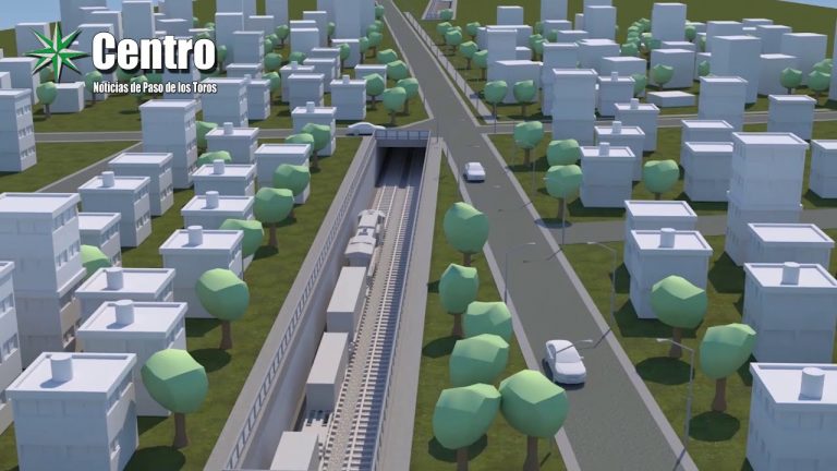 Así se construye la trinchera del Ferrocarril Central en Capurro: más de un kilómetro bajo tierra