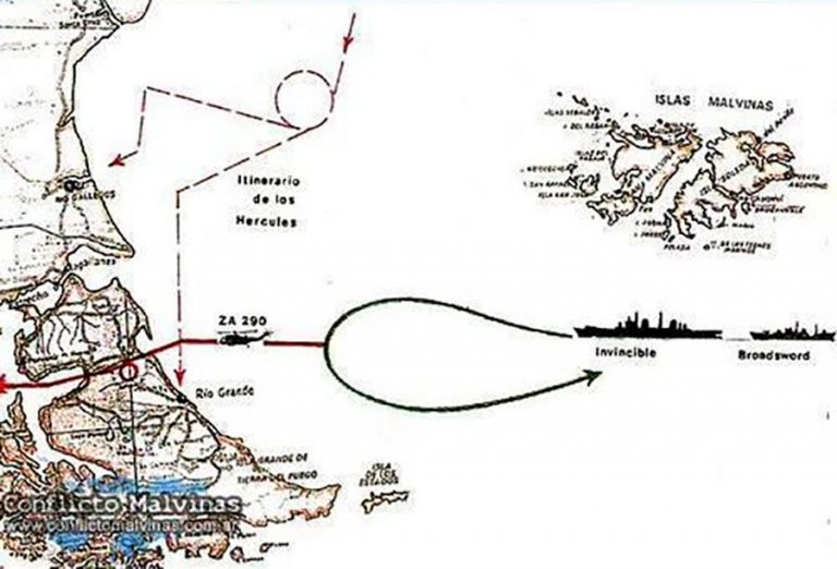 Guerra de Falklands o Malvinas: fallida Operación Mikado para destruir aviones en la base de Rio Grande