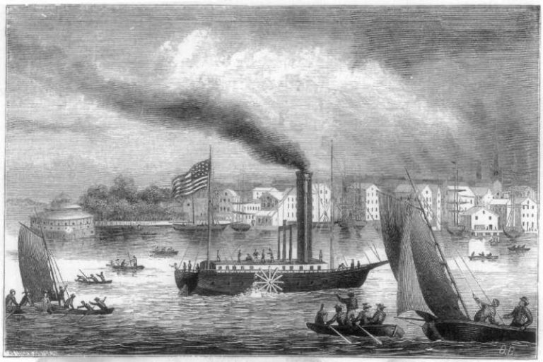 EL “DRUID”, el primer vapor en el Rio de la Plata