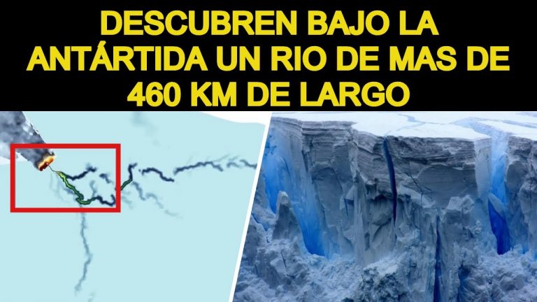 Encontraron un extenso río bajo el hielo de la Antártida