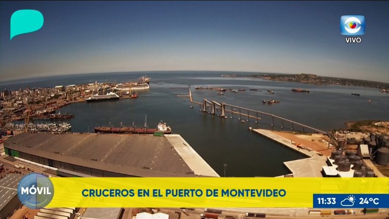 Arribó el crucero de mayor tamaño que alguna vez haya llegado al puerto de Montevideo
