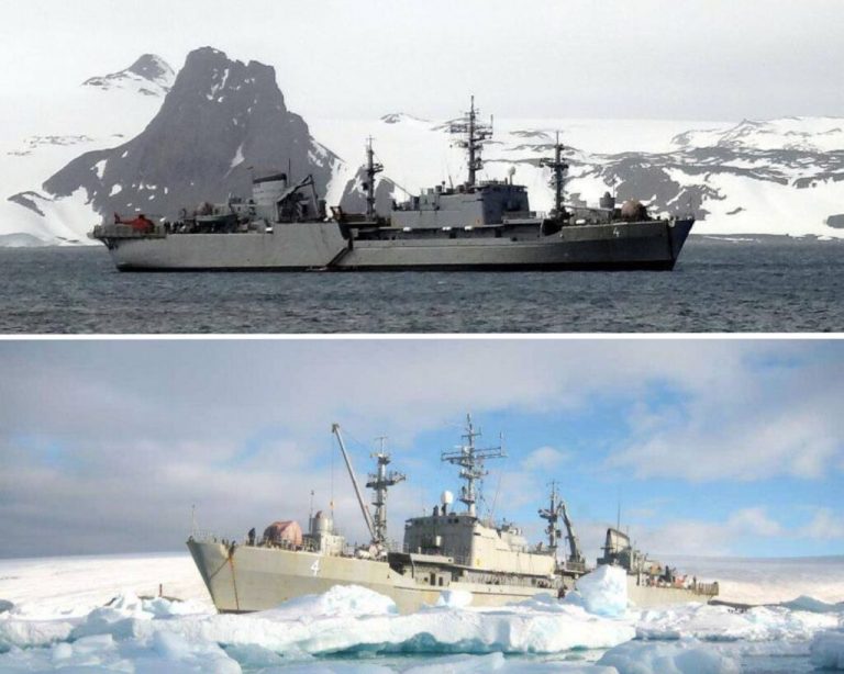 El buque logístico “General Artigas” de la Armada Nacional de Uruguay arribó a la Antártida