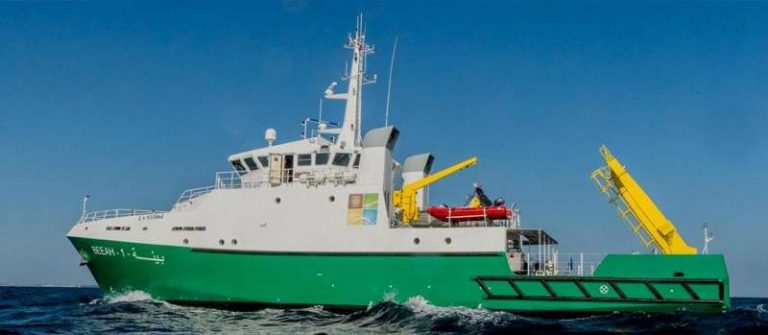 Ocea podría ofrecer a la Armada de Uruguay un OSV 130 con muy poco uso como buque oceanográfico