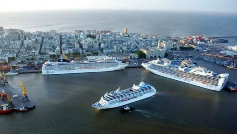 Uruguay vive la mayor temporada de cruceros de su historia y quiere más