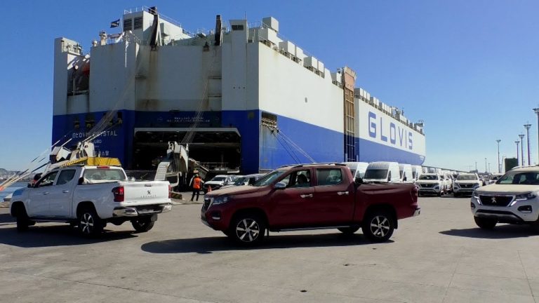 Realizan el mayor movimiento de vehículos del Puerto de Montevideo