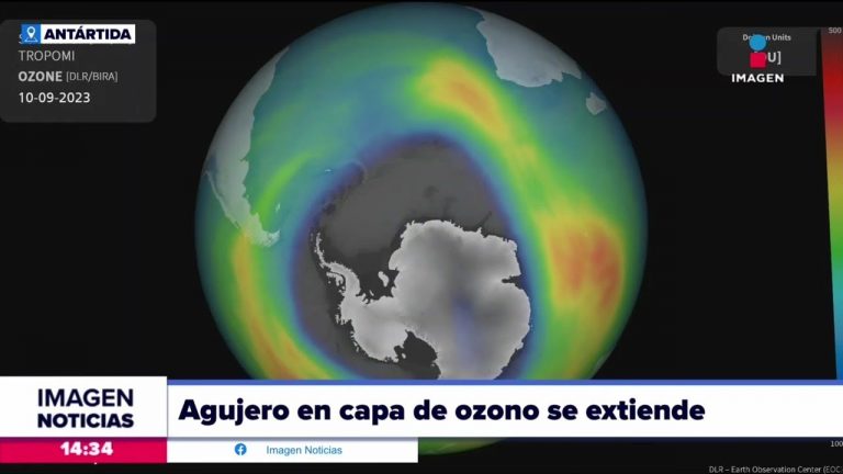 El agujero de ozono en la Antártida se hace inmenso y ya es de los mayores registrados