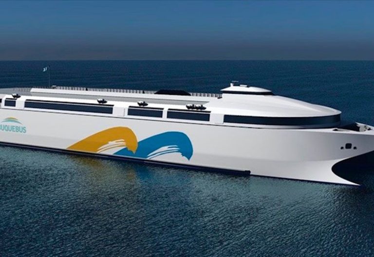 Buquebus presentó el barco eléctrico más grande: el buque China Zorrilla unirá Colonia con Buenos Aires