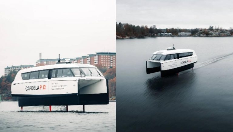 Así es el primer barco eléctrico volador que podría innovar el transporte en el mundo