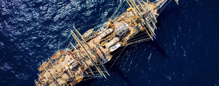 El buque escuela italiano «Amerigo Vespucci» llega a Montevideo como parte de su travesía mundial