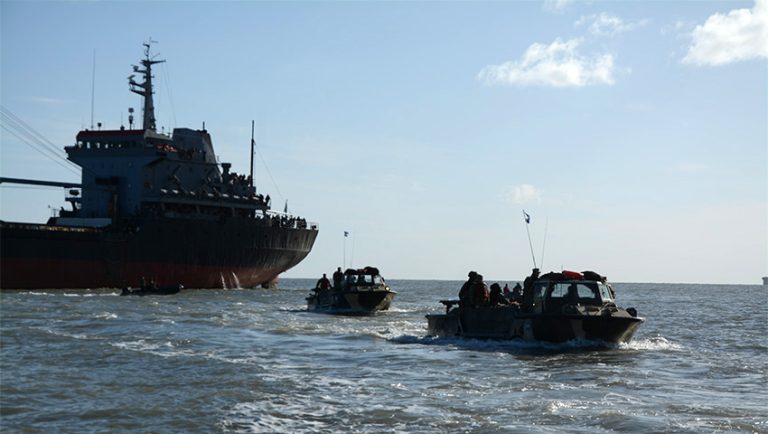 Adiestramiento en técnicas básicas anfibias