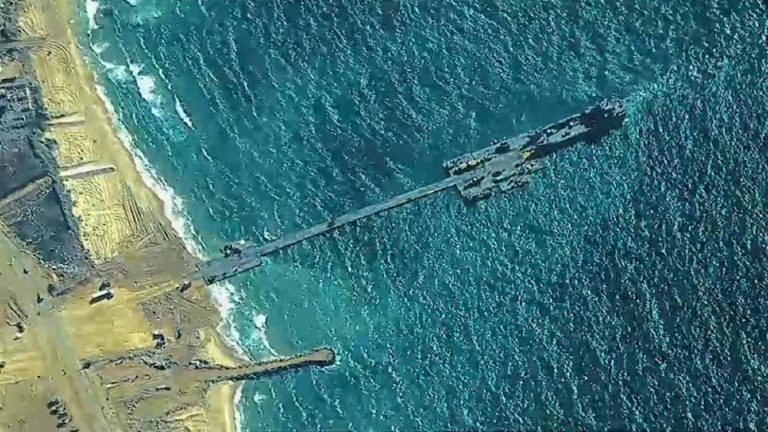 EE.UU. inicia una investigación sobre el muelle de Gaza