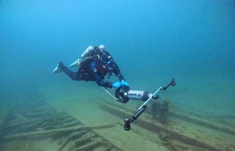 Arqueólogos marinos encontraron una imponente embarcación que se hundió en 1893