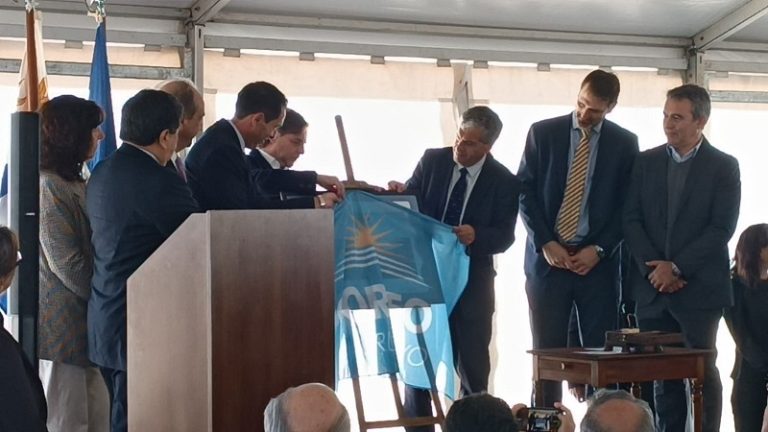 Inauguración del Puerto Capurro, en Montevideo