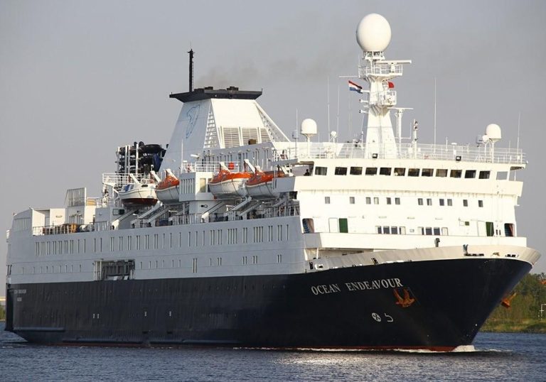 El crucero Ocean Endeavour arribará al puerto de Montevideo en su travesía transatlántica