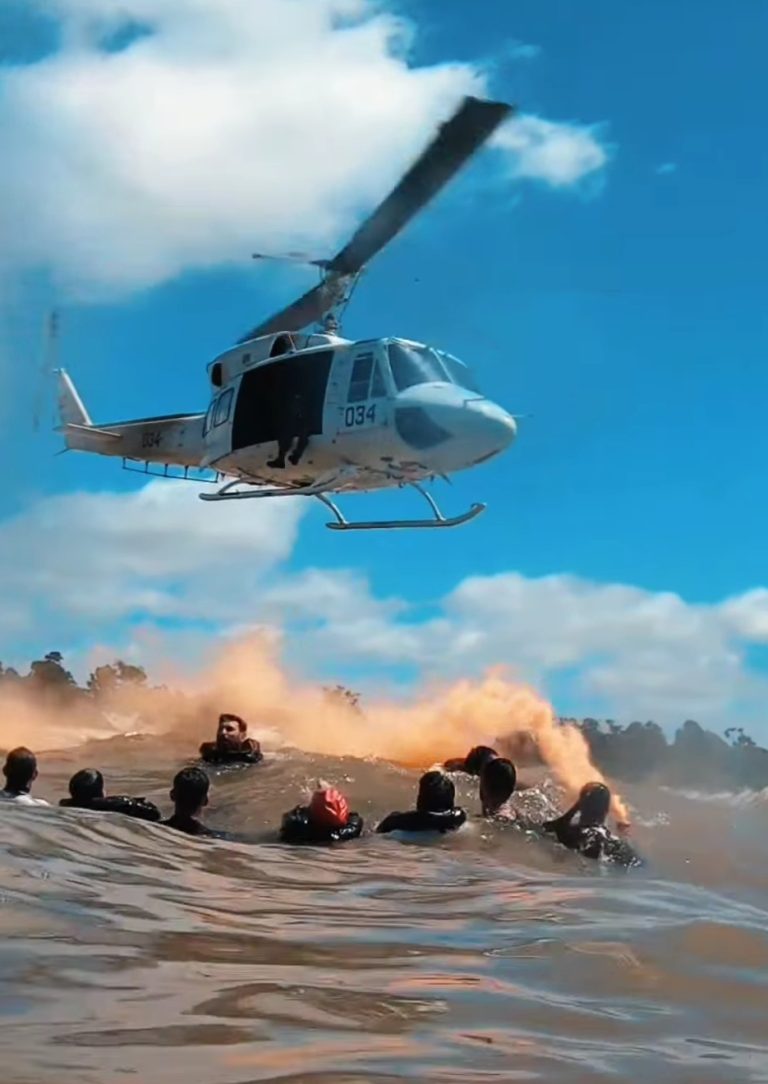 Entrenamiento de Rescate Acuático reúne a Fuerzas Uruguayas y Argentinas
