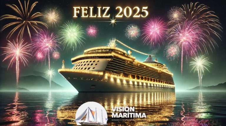 Feliz 2025!! Les desea Visión Marítima ⚓