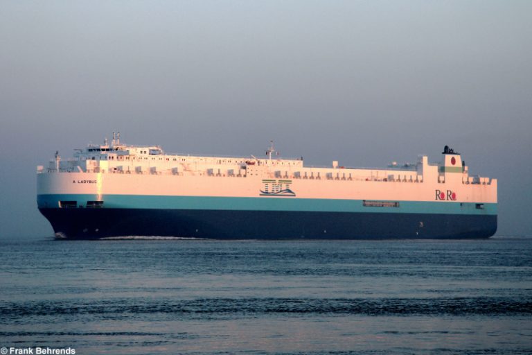 Arribos de buques RO-RO al puerto de Montevideo