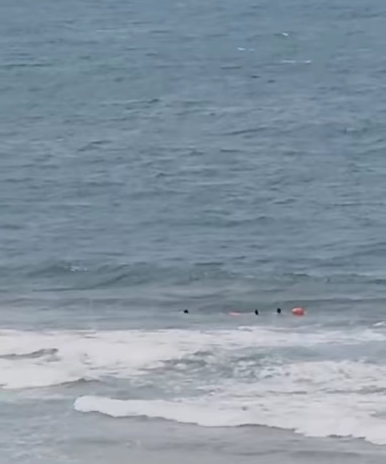 Héroes en Punta del Diablo: dos rescates en un día captados por guardavidas