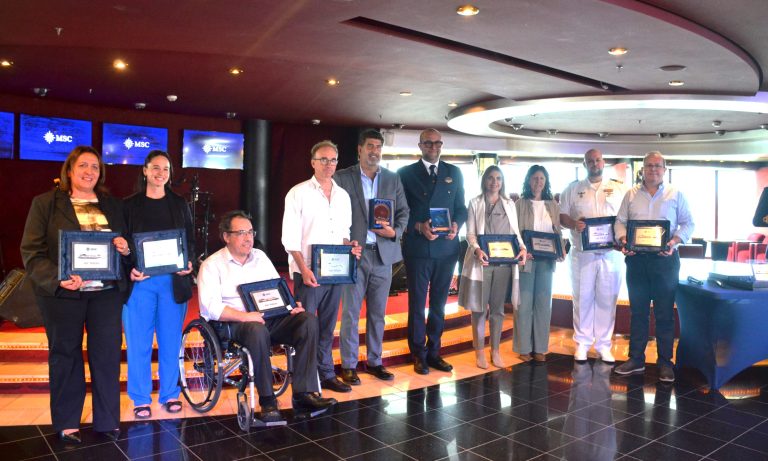 Montevideo celebra el cierre de la temporada de cruceros 2024-2025 a bordo del MSC Poesía
