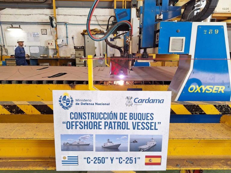 El Astillero Cardama Inicia la Construcción del Primer Patrullero Oceánico para la Armada Uruguaya