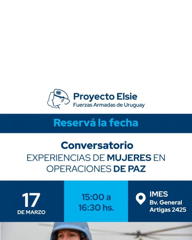El Ministerio de Defensa Nacional organiza conversatorio sobre mujeres en Operaciones de Paz