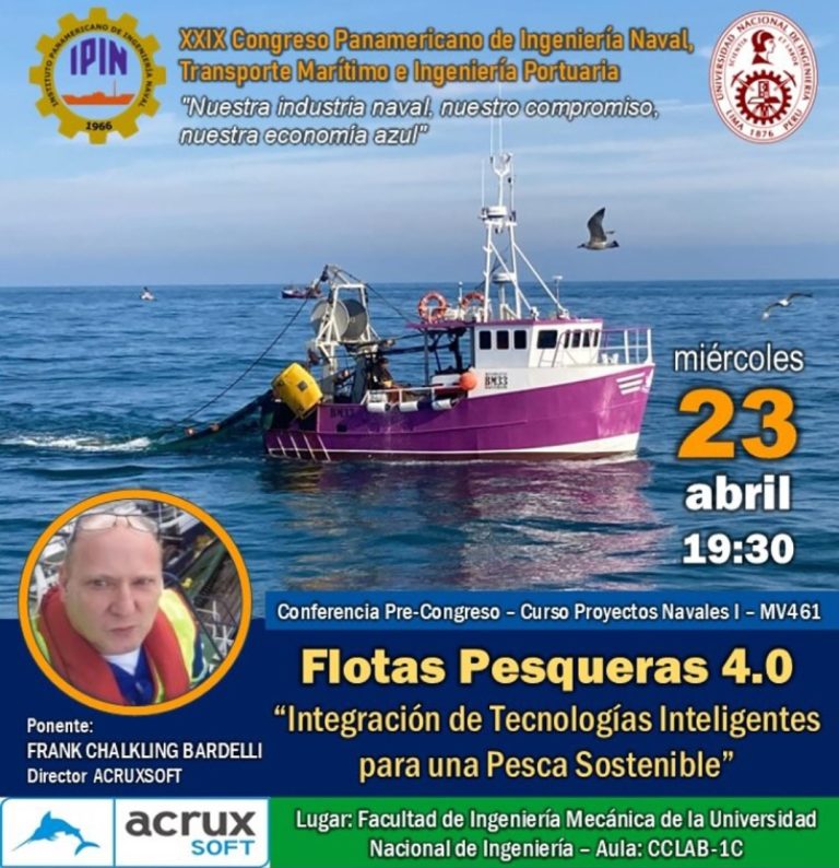 Conferencia Pre-Congreso en la UNI: Tecnologías inteligentes para una pesca sostenible