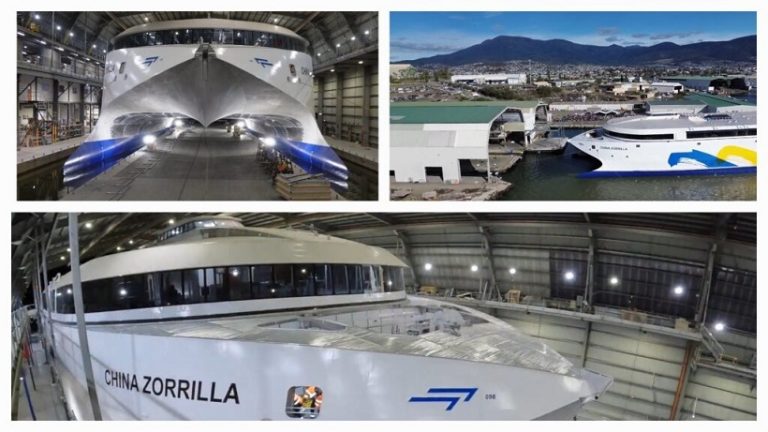Ya navega en Australia el ferry eléctrico más grande del mundo: “China Zorrilla”