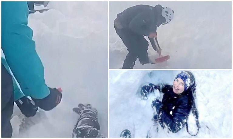 Un guante entre la nieve: el milagroso rescate de una pareja en Ushuaia