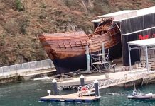 La nao San Juan, reconstruida con métodos del siglo XVI, será botada este viernes en Pasaia